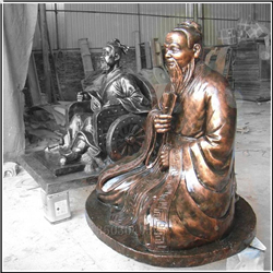 孔子行教銅雕塑 孔子行教銅雕塑