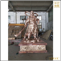 鑄銅關(guān)公 大型關(guān)二爺銅雕像