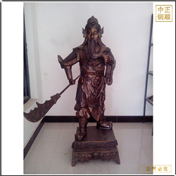 鑄銅關(guān)公 關(guān)公雕塑鑄造廠家