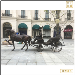 鑄銅關(guān)公 大型步行街銅雕塑鑄造