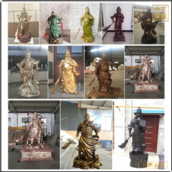 鑄銅關公 各種樣式銅關公雕塑