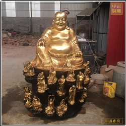 鑄銅關公 寺廟彌勒佛銅像定做