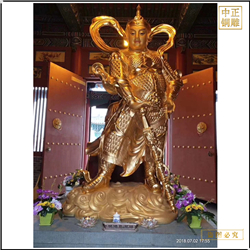 鑄銅關公 寺廟韋陀貼金價格