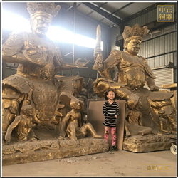 鑄銅關(guān)公 大型銅雕四大天王佛像價(jià)錢