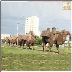 大型室外駱駝團隊雕塑 大型室外駱駝團隊雕塑